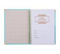 Papier et Fer Cahier à Spirale Écriture lisse A5, Vert | Format 21,7x15,8x2cm, pour Notes de Réunion et Listes, Protection des Coins