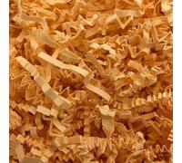 Papier frisé de calage "Fluffy" - Fibre biodégradable pour emballage cadeau - 25 couleurs - Papier recy ntistatique - Pour paniers gourmands, colis, coffrets - Made in Europe (Vanille, 1KG)