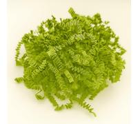 Papier frisé de calage "Fluffy" - Fibre biodégradable pour emballage cadeau - 25 couleurs - Papier recy ntistatique - Pour paniers gourmands, colis, coffrets - Made in Europe (Vert pomme, 2.5KG)