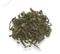 Papier frisé de calage "Fluffy" - Fibre biodégradable pour emballage cadeau - 25 couleurs - Papier recy ntistatique - Pour paniers gourmands, colis, coffrets - Made in Europe (Noir, 1KG)