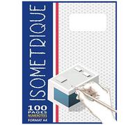 Papier Isométrique A4 - 100 Pages Numérotées: Carnet Isométrique Ligné Extra Fin Pour Dessin Isométrique Avec Détails En 3d - ( Cahier Architecte & Ingénieur - Série N° 16 )