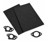 Papier Joint Moteur Carburateur 2 PCS, 300x200x0,5 mm, Sans Amiante | Feuilles Joint Carter pour Carburateur, Carter, Pompe et Bride, Voiture, Moto, Scooter, Tondeuse et Petit Moteur, Noir