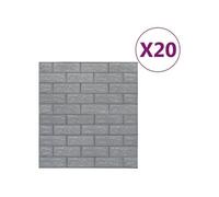 vidaXL Papier Peint 3D - Anthracite