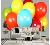 Papier Peint 3D Ballons En Trois Dimensions Magnifiques Colorés Originaux | Autocollants Décoratifs Haut de Gamme Adaptés à Tous les Murs Des Restaurants Canapés Salons et Chambres Coucher-200cm×140cm