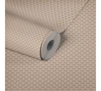 Papier Peint à Motif Avec Métallique Design & Struktureffekt - Crème Métallique