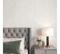Papier peint adhésif avec une texture beige imitant un tissu de lin, dimensions 40 x 1000 cm