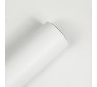 Papier peint adhésif blanc avec motif texturé, dimensions 40 x 1000 cm