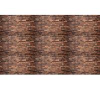 Papier peint adhésif en vinyle vendu au mètre – Autocollant mural pour tête de lit – Bois brun vintage – 120 x 200 cm