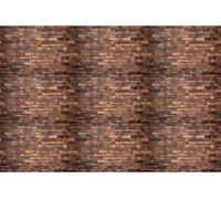 Papier peint adhésif en vinyle vendu au mètre – Autocollant mural pour tête de lit – Bois brun vintage – 120 x 180 cm