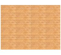 Papier peint adhésif en vinyle vendu au mètre – Autocollant mural pour tête de lit – Style bohème imitation rotin – 120 x 160 cm