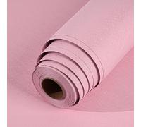 Papier peint adhésif, rose, imitation soie, dimensions 40 x 1200 mm