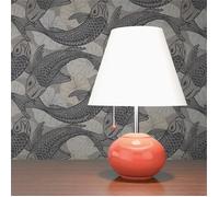 Papier Peint Animaux Guiseppina M1-No.1593 Noir Blanc Poisson