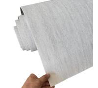 Papier Peint Autocollant Beton Texturé 3D Travertin Mat Stickers Muraux | 2.7mm d'épaisseur Rouleau de Panneaux Muraux Décoratif Imperméable épais Revêtement pour Murs,60cm x 3m(Light Grey)