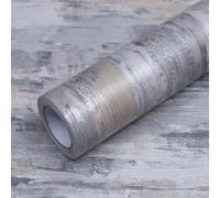 Papier peint autocollant - Film adhésif pour meubles - Texture béton gris - Épais mat - Imperméable - Motif ciment - Film décoratif - Film décoratif en vinyle - Pour bureau, magasin - 60 cm x 10 m
