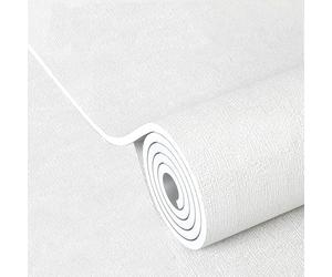 Papier Peint Autocollant - Isolation Thermique Résistant à l'humidité Réduction du Bruit, Rouleau Isolant Thermique 9mm Papier Peint Adhesif Mural pour Murs en Plâtre Qui S'écaille(Blanc,0.5x3 m)