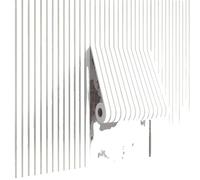 Papier peint autocollant, style moderne, design amovible, blanc KC, 40 x 300 cm-a