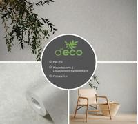 Papier Peint Avec Motif Texturé Uni Sans PVC - Gris