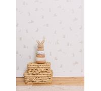 Papier peint Baby Bunny blanc TU