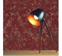 Papier Peint Baroque Giulia M1-No.391 Rouge Or Papier Peint avec ornements