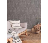 Livingwalls papier peint jungle New Walls papier peint palmier Cosy & Relax intissé marron gris beige 10,05 m x 0,53 m