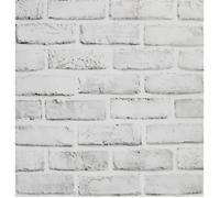 Papier peint brique 3D - Effet 3D réaliste - Auto-adhésif - Amovible sans dommage - Dimensions 44x500 cm