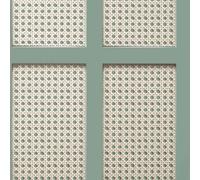 Papier Peint Cannage Panneau Beige/Sauge - Fine Decor FD42999