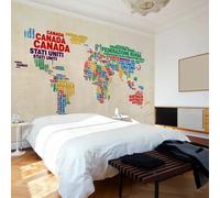 Papier Peint Carte en Italien