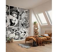 Papier peint de Komar - Marvel Classic Comic Panel Monochrome - Rouleau: 212 x 250 cm