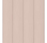 Papier peint effet panneau de bois à rainure et languette - Design élégant et simple pour chambre d'enfant, crèche, salle de jeux - Rose Holden 13994