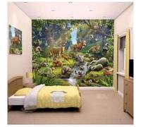 Papier peint enfant animaux de la forêt Walltastic G