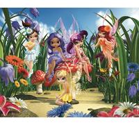 Papier peint enfant Fées magiques 305X244 CM Walltastic