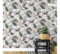 Papier Peint Floral Gris Fairy Blossom Secret Garden Erismann 1050831
