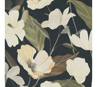 Papier Peint Floral Noir Fairy Blossom Erismann Secret Garden 1050815 Vinyle