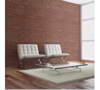 Papier peint Fonds et Dessins Brick - simple design 200x154 cm - Papier peint panoramique - Intissé