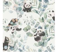 papier peint intissé 301144 papier peint chambre enfant 53 x 1005 cm Rasch Kids World blanc noir vert