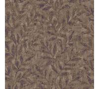 Rasch WTD 315059 Papier peint intissé Anthracite Motif feuilles de la collection Factory V