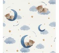 papier peint intissé 321005 papier peint chambre enfant 53 x 1005 cm Rasch Selection bleu