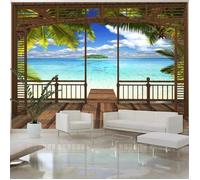Papier peint intissé 350x256 Décoration Murale XXL Poster Tableaux Muraux Tapisserie Photo Trompe l'oeil Nature Paysage Mer