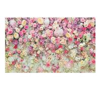 Papier Peint Intissé Fleurs Fleuri 254x184 cm Moderne Fleur Chambre Salon Photo Non Tissé Muraux Trompe l'oeil