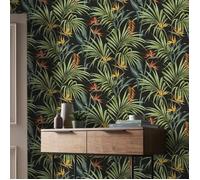 Papier peint intissé tropical Strelizia 1005 x 52cm Multicolore