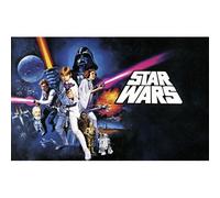 Papier Peint intissé XXL panoramique motif classique 1 - Star Wars premiers épisodes 400X250CM