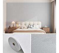 Papier Peint Isolant Thermique Autocollant 5mm, Panneaux Muraux | Imperméable, Anti-Humidité et Anti-Bruit, Adhesif Coussin Mural Revetement pour Décoration de Maison(Gray,50cmx1m)