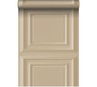 Papier peint lambris beige - Origin Wallcoverings - PP intissé éco texture - 53 cm x 10,05 m