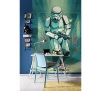 Papier Peint - Mandalorian Stormtrooper Print 200x280cm - Intissé, Multicolors G