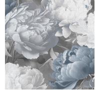 Papier peint - MURIVA - Doretta - Vinyle texturé - Motif floral - 10,05 m x 53 cm