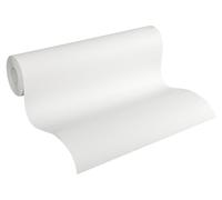 Papier peint non tissé MeisterGips, 15 mètres, alternative au papier peint texturé, dimensions : 15,00 m x 0,53 m, couleur : blanc