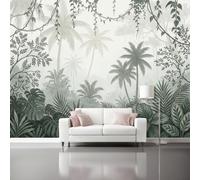 Papier peint non tissé, motif jungle tropical, dimensions 350 x 256 cm
