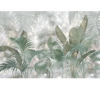 Papier peint non tissé, motif tropical, dimensions 368 x 248 cm, avec des motifs de plantes