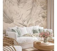Papier peint non tissé - Tropic in Sepia 300x210 cm feuilles b-C-10381-a-a