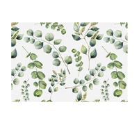 Papier peint original Feuilles vertes 152x104 Support intissé Encollage direct Tulup